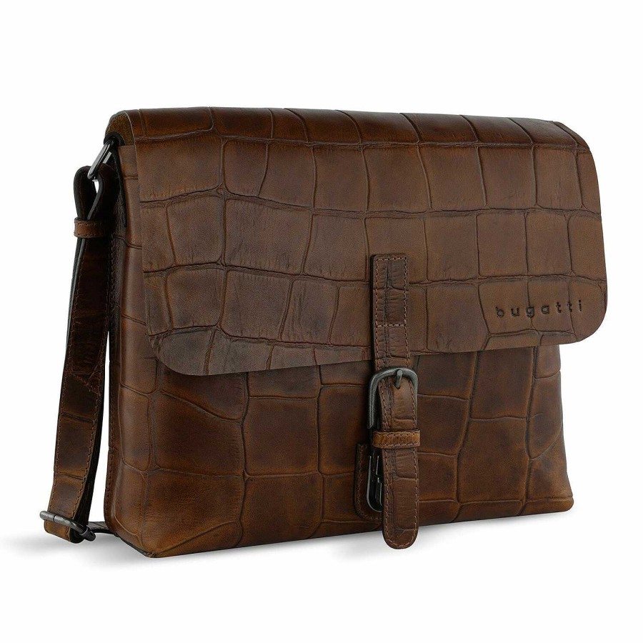 Business bugatti | Bugatti Nevio Briefcase Messenger Leather 30 Cm