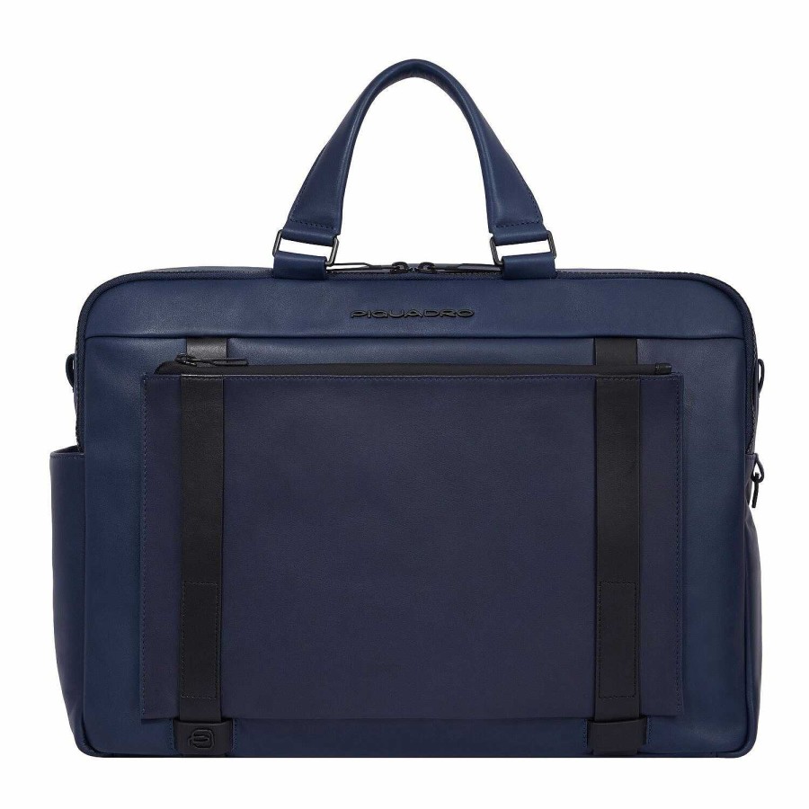 Business Piquadro | Piquadro David Briefcase Leather 42 Cm Laptop Compartment