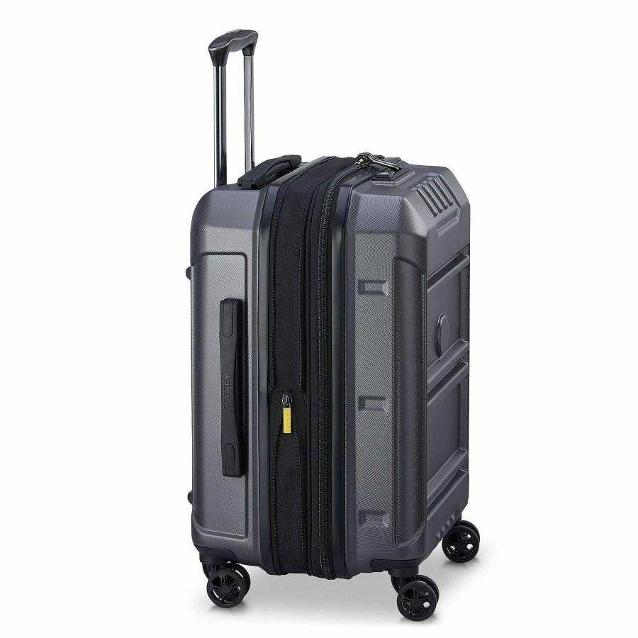 Travel Luggage Delsey Paris | Delsey Paris Rempart 4-Wheel Trolley 55 Cm With Expansion Pleat