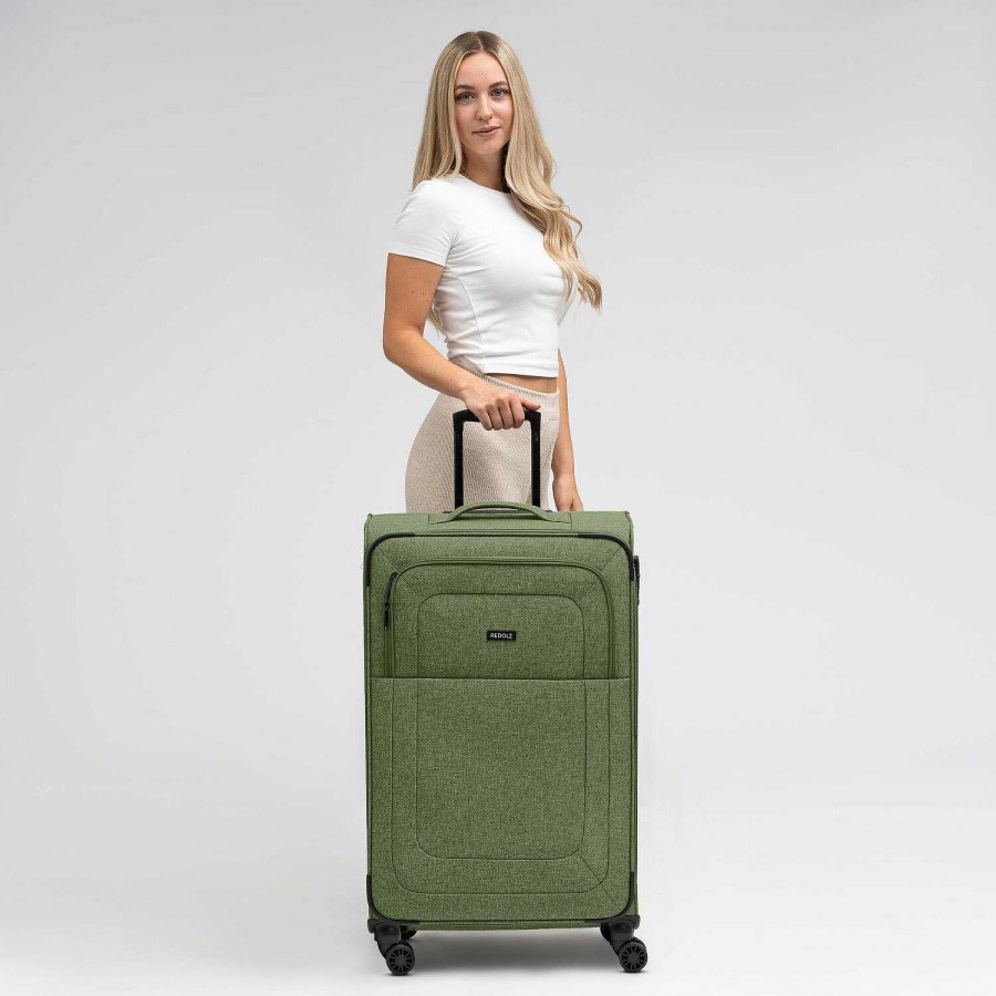 Travel Luggage Redolz | Redolz Essentials 12 Large 4-Wheel Trolley 79 Cm With Expansion Pleat