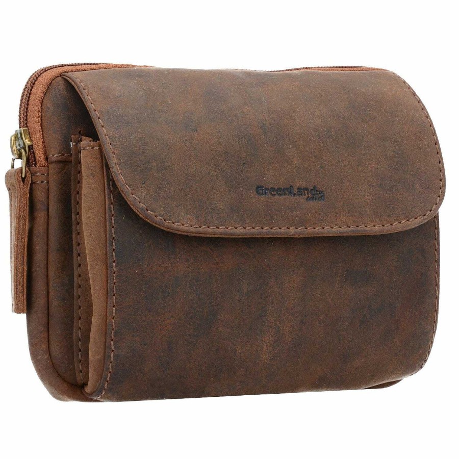 Bags Greenland Nature | Greenland Nature Montenegro Belt Bag Leather 18 Cm