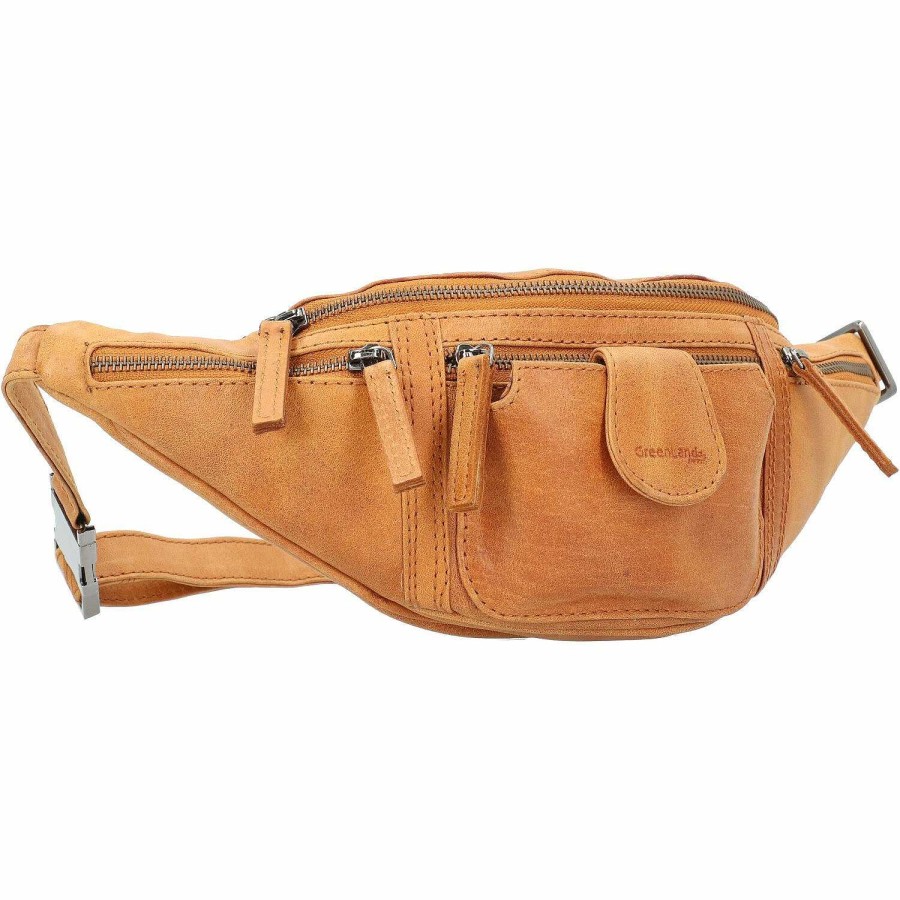 Bags Greenland Nature | Greenland Nature Light Belt Bag Leather 36 Cm