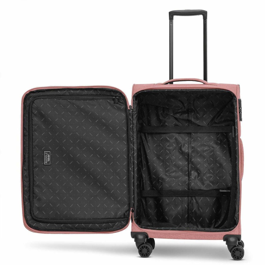 Travel Luggage Redolz | Redolz Essentials 12 Three Set 4-Wheel Suitcase Set 3-Piece. With Expansion Fold