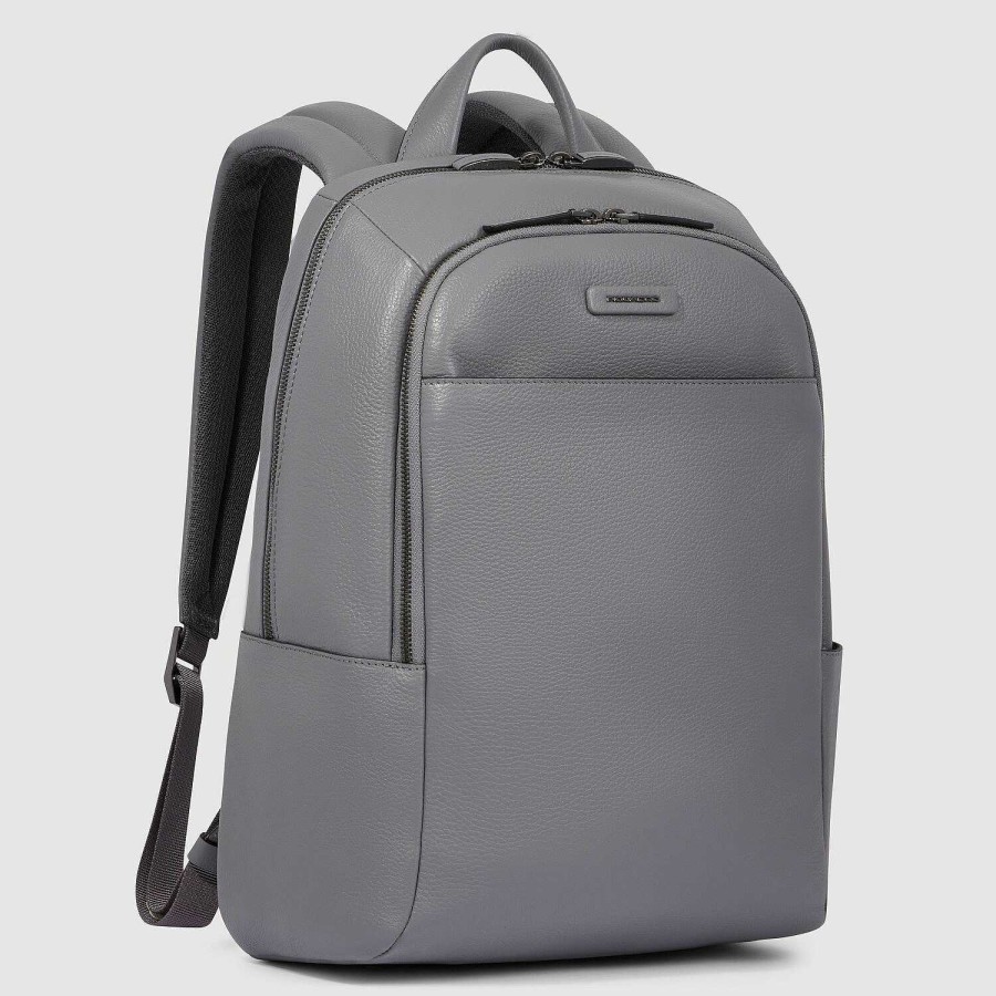 Business Piquadro | Piquadro Modus Special Backpack Leather 39 Cm Laptop Compartment