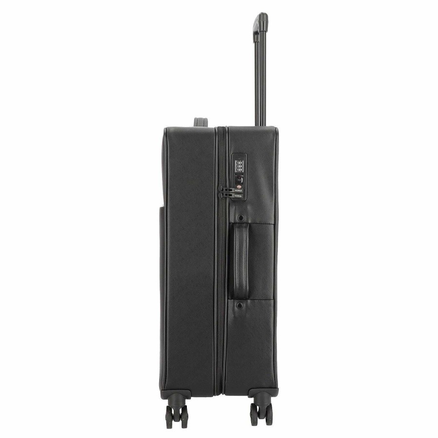 Travel Luggage Guess | Guess Napoli 4 Wheels Cabin Trolley 68 Cm