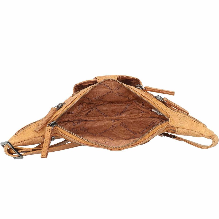 Bags Greenland Nature | Greenland Nature Light Belt Bag Leather 36 Cm