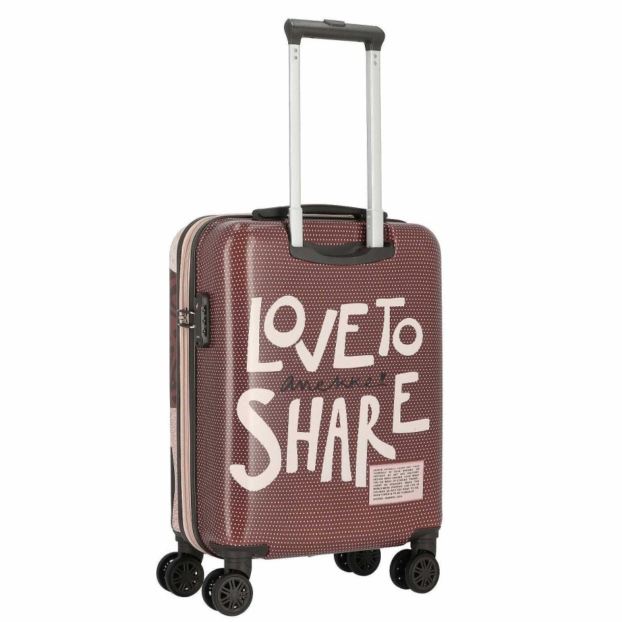 Travel Luggage Anekke | Anekke 4-Wheel Cabin Trolley 56 Cm With Expansion Pleats