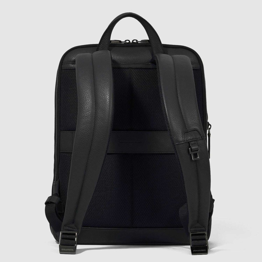 Backpacks Piquadro | Piquadro Modus Restyling Backpack Leather 37 Cm Laptop Compartment