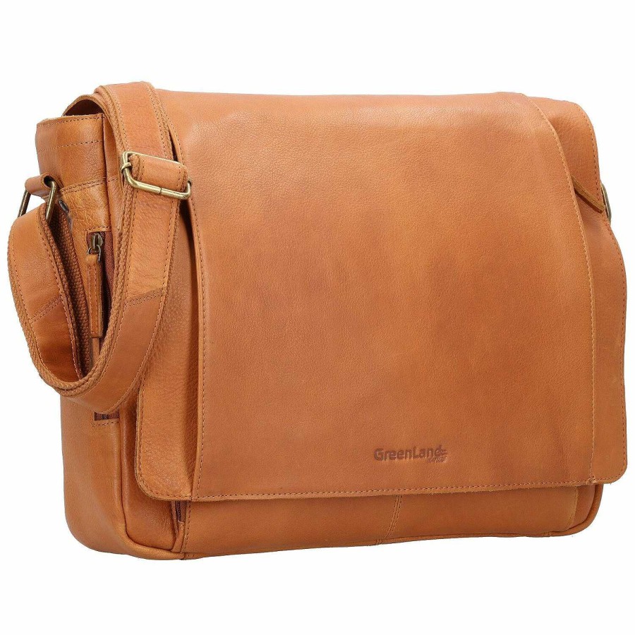 Business Greenland Nature | Greenland Nature Nature Messenger Leather 39 Cm Laptop Compartment