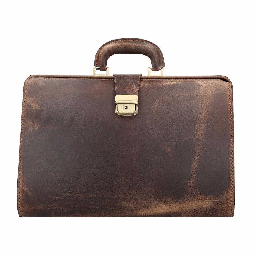 Business Greenburry | Greenburry Vintage Doctor'S Case Leather 41 Cm