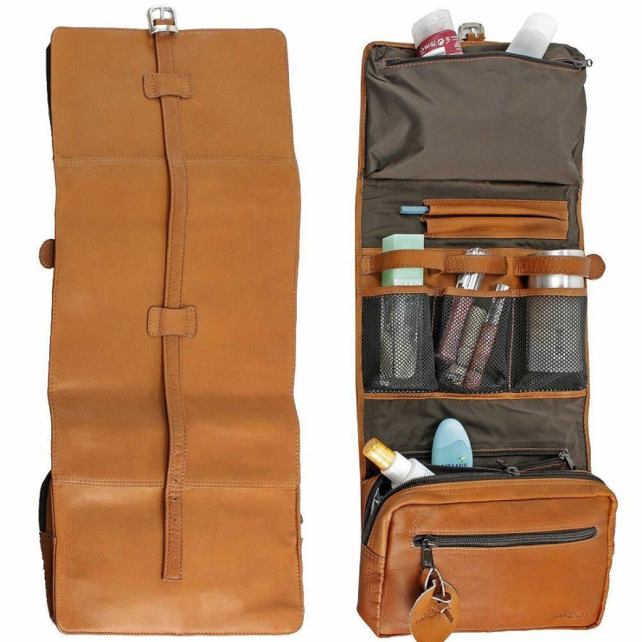 Travel Luggage Harold's | Harold'S Country Toiletry Bag Leather 22 Cm