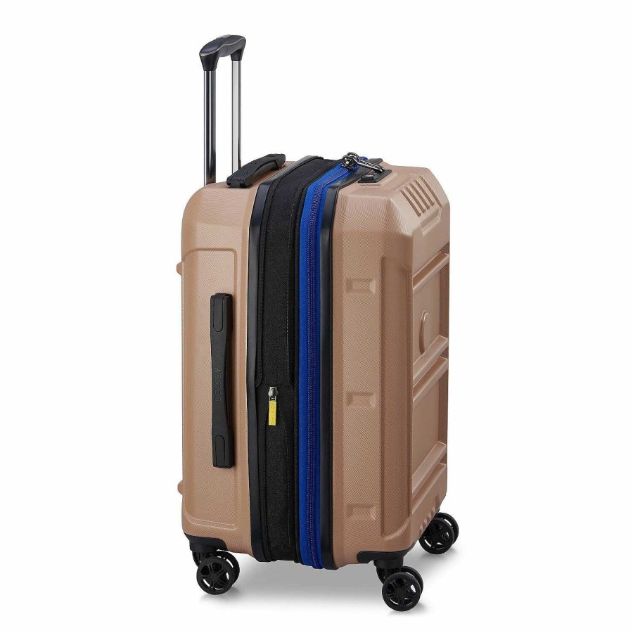 Travel Luggage Delsey Paris | Delsey Paris Rempart 4-Wheel Trolley 55 Cm With Expansion Pleat