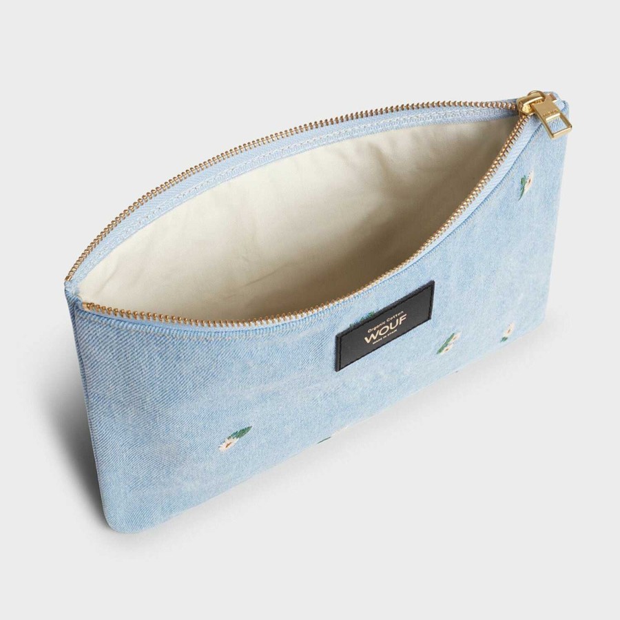 Travel Luggage Wouf | Wouf Denim Cosmetic Bag 27 Cm