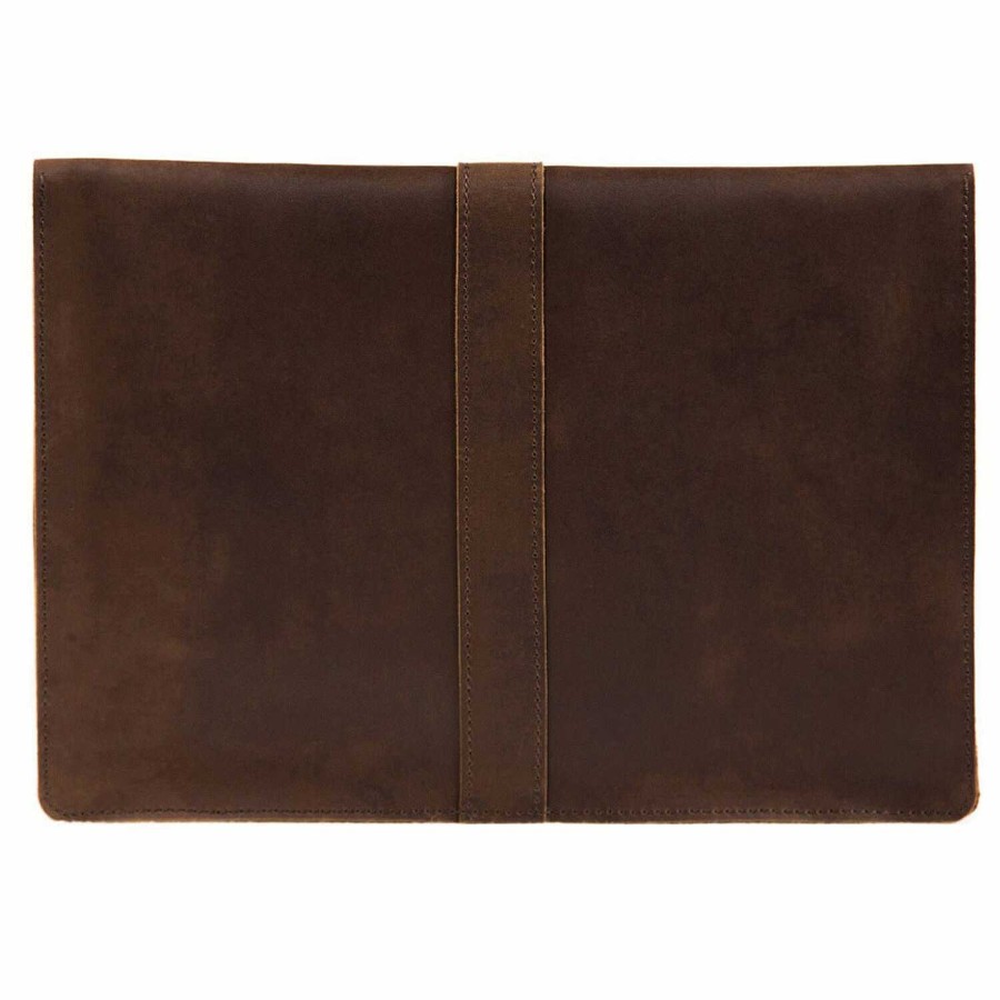 Business Buckle & Seam | Buckle & Seam Aspen Laptop Sleeve Leather 33 Cm