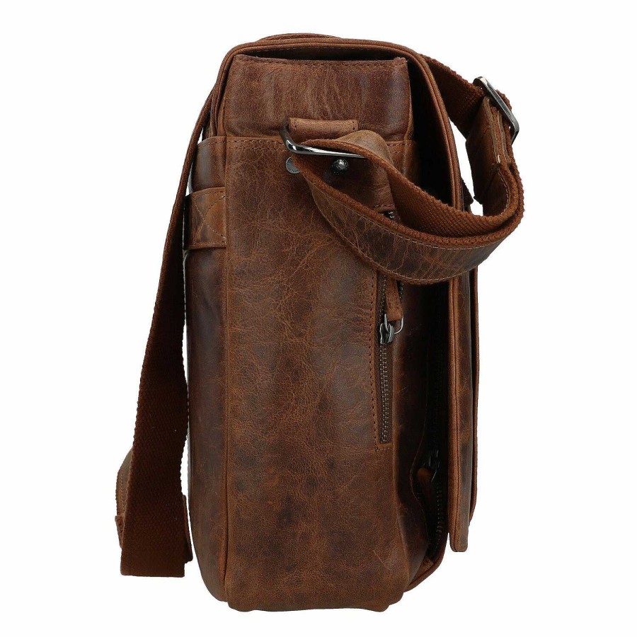 Business Greenland Nature | Greenland Nature Montana Messenger Leather 40 Cm Laptop Compartment