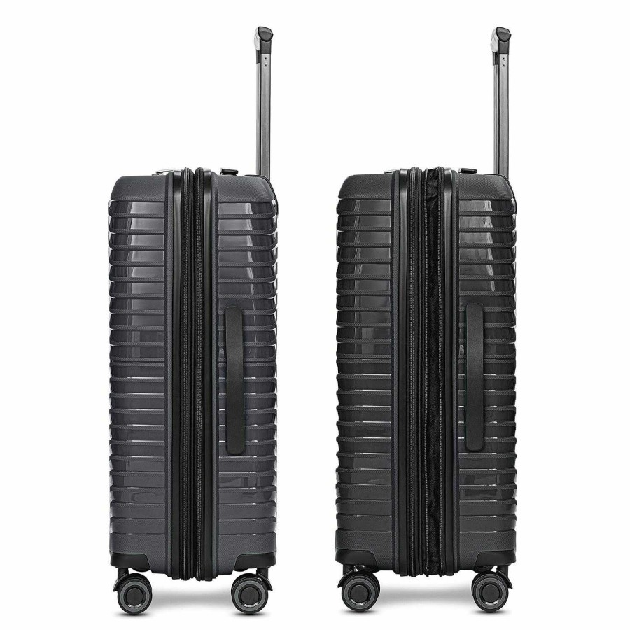 Travel Luggage Stratic | Stratic Shine 4 Wheel Suitcase Set 3 Pieces