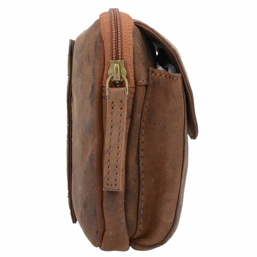 Bags Greenland Nature | Greenland Nature Montenegro Belt Bag Leather 18 Cm