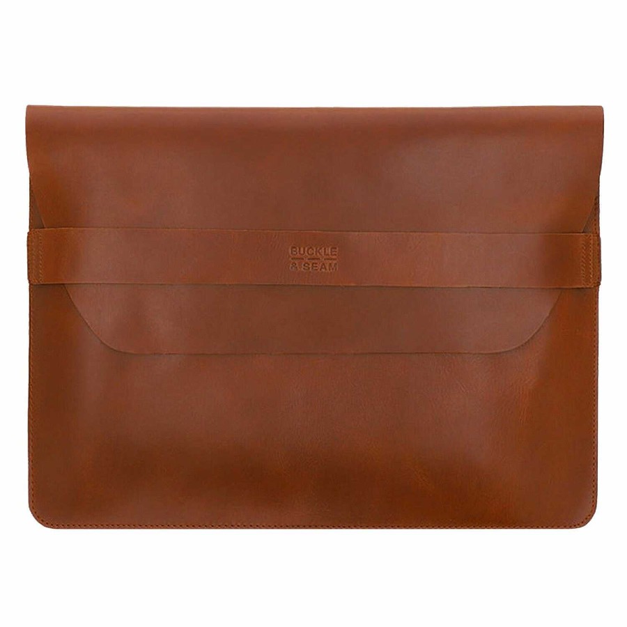 Business Buckle & Seam | Buckle & Seam Terra Laptop Sleeve Leather 35 Cm