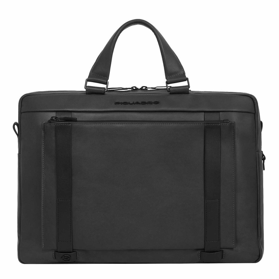 Business Piquadro | Piquadro David Briefcase Leather 42 Cm Laptop Compartment