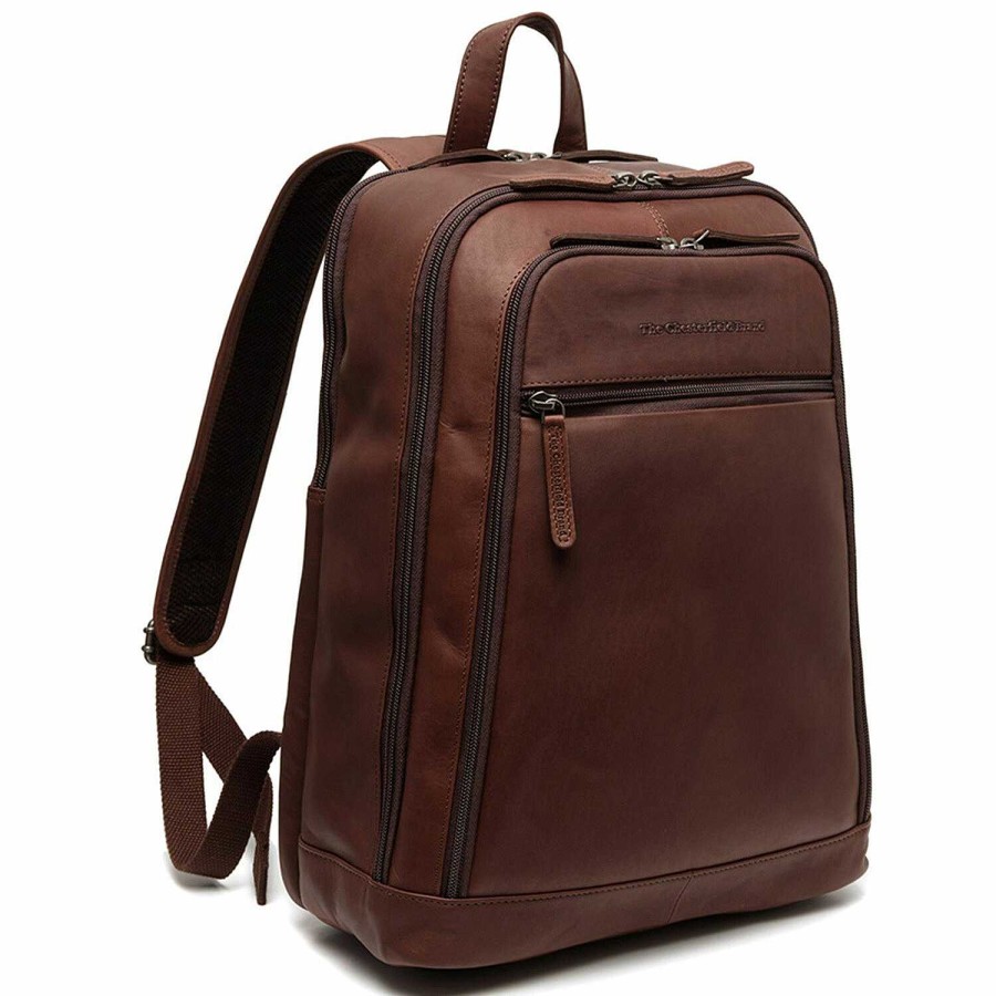 Business The Chesterfield Brand | The Chesterfield Brand Wax Pull Up Detroit Backpack Leather 39 Cm Laptop Compartment