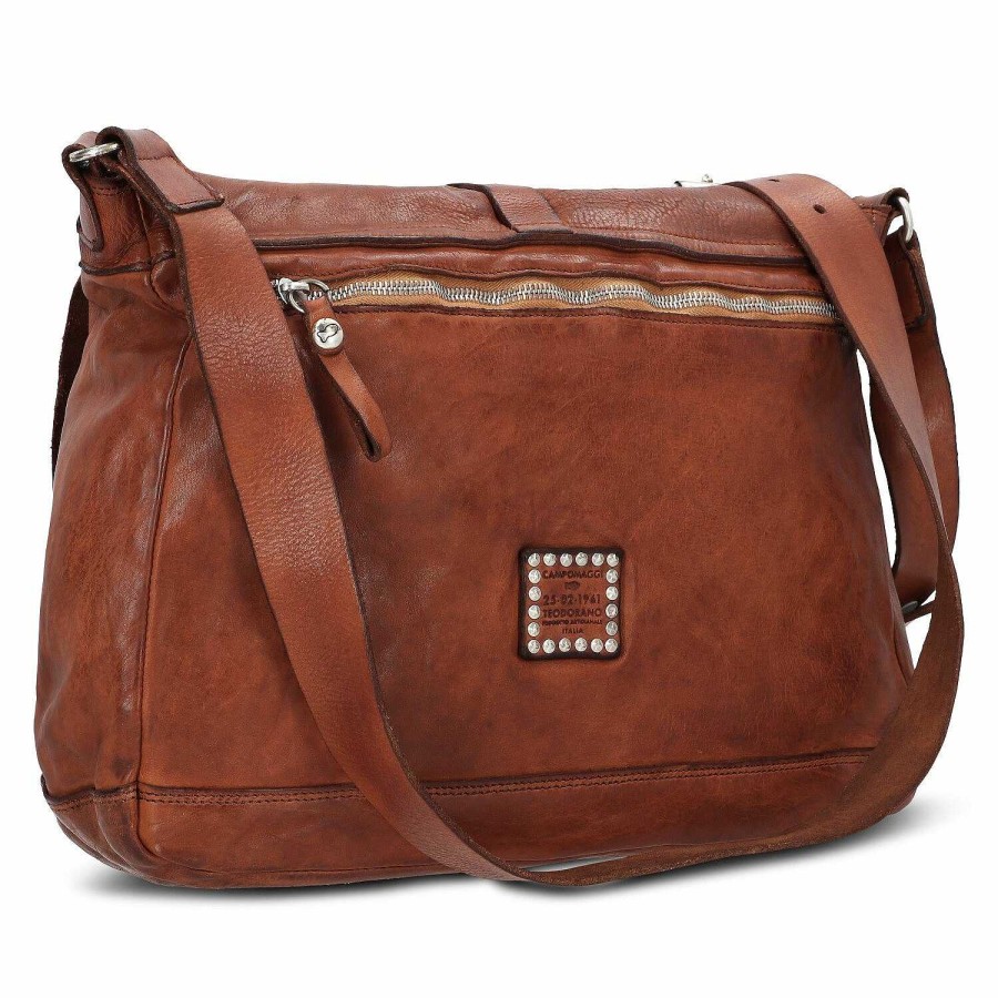 Business Campomaggi | Campomaggi Messenger Leather 37 Cm