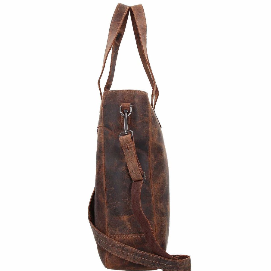 Bags Plevier | Plevier Shopper Bag Leather 31 Cm Laptop Compartment