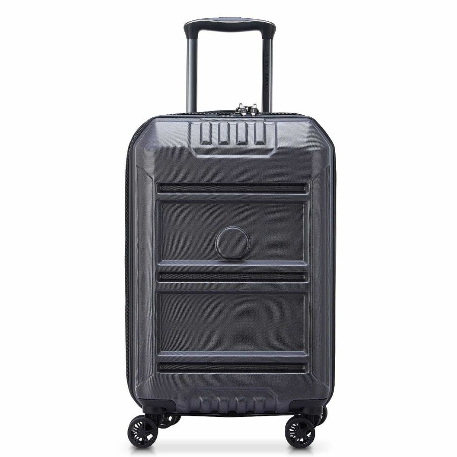 Travel Luggage Delsey Paris | Delsey Paris Rempart 4-Wheel Trolley 55 Cm With Expansion Pleat