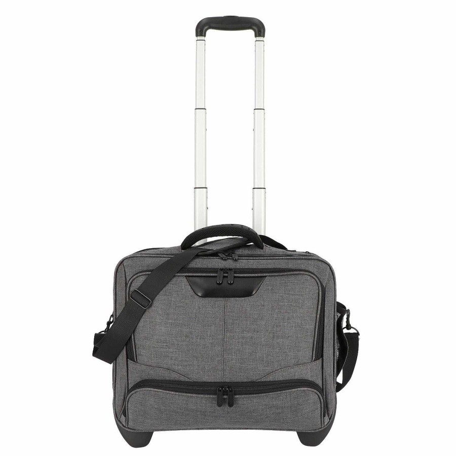 Travel Luggage Dermata | Dermata 2 Wheels Business Trolley 44 Cm Laptop Compartment