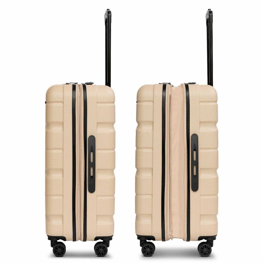 Travel Luggage Franky | Franky Abs13 4 Wheel Suitcase Set 3 Pieces