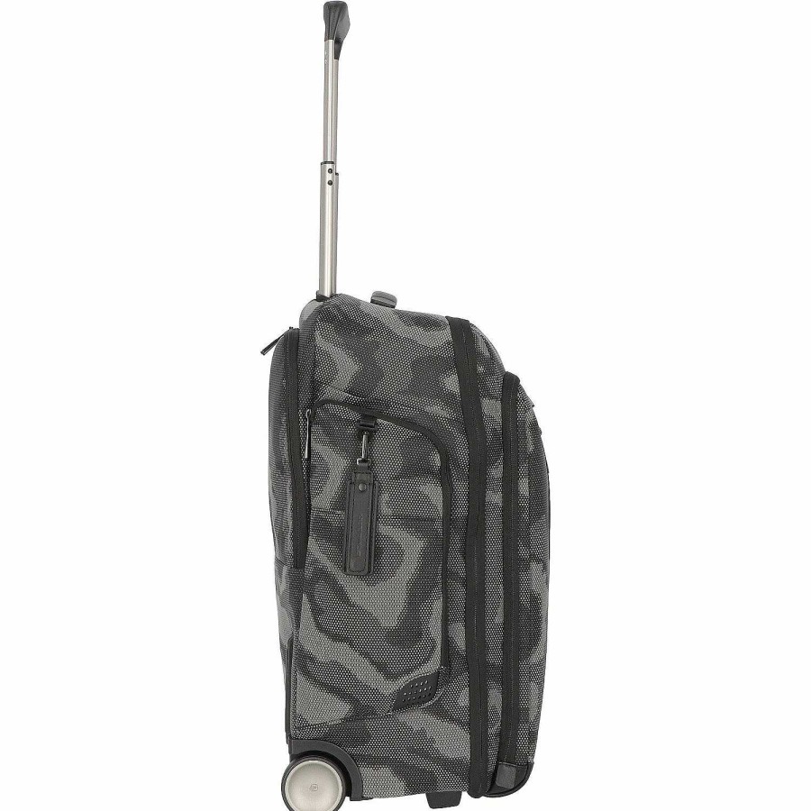 Travel Luggage Piquadro | Piquadro Brief 2-Wheel Backpack Trolley 53 Cm Laptop Compartment