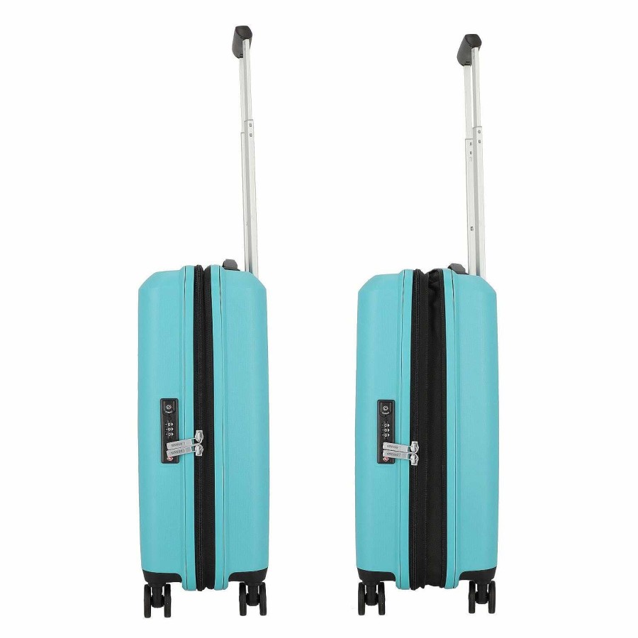 Travel Luggage American Tourister | American Tourister Aerostep 4 Wheels Cabin Trolley 55 Cm