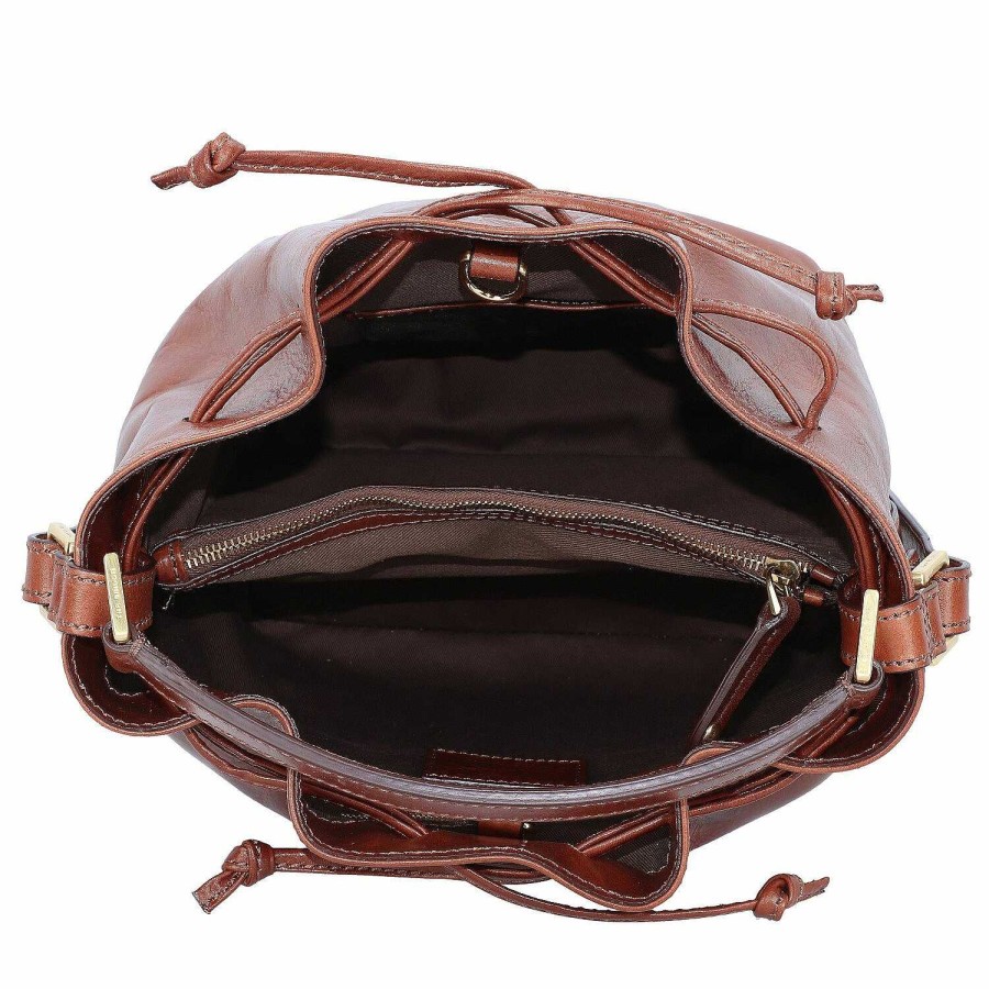 Bags The Bridge | The Bridge Story Donna Bucket Bag Leather 24 Cm