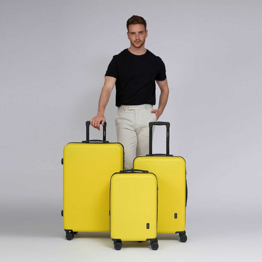 Travel Luggage Redolz | Redolz Essentials 09 3-Set 4-Wheel Suitcase Set 3-Piece