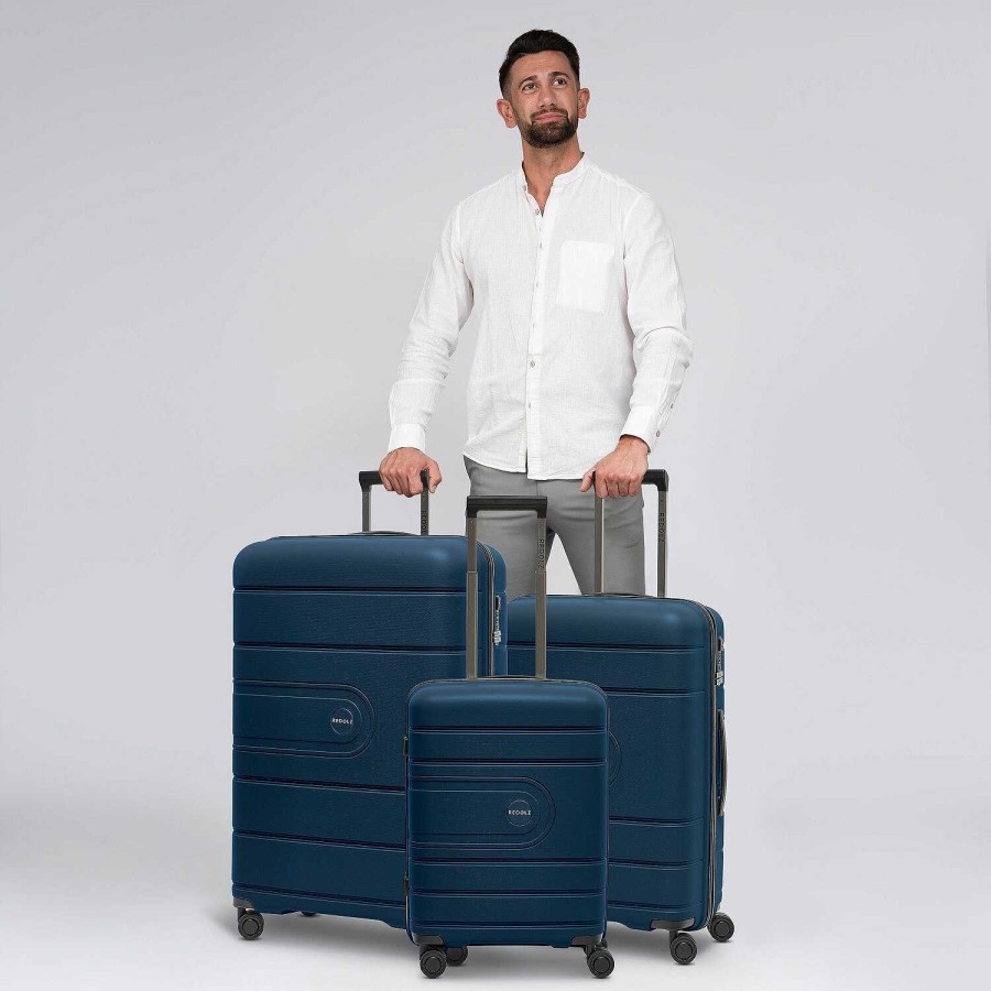 Travel Luggage Redolz | Redolz Essentials 11 3-Set 4-Wheel Suitcase Set 3-Piece