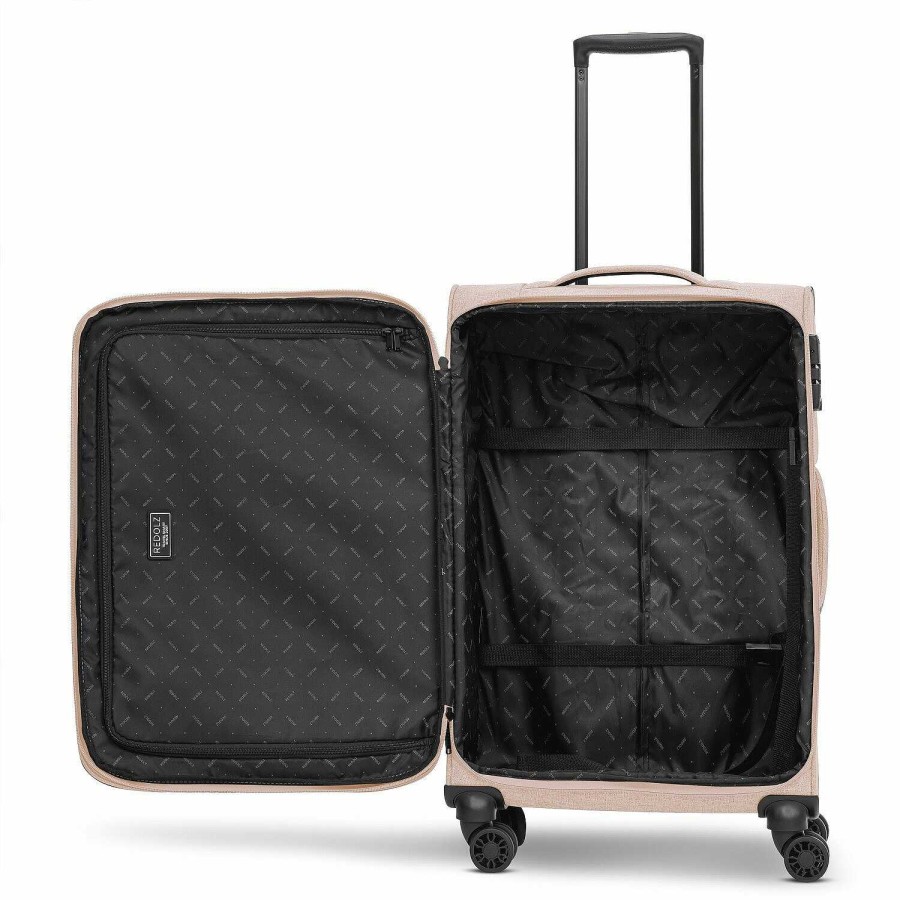 Travel Luggage Redolz | Redolz Essentials 12 Three Set 4-Wheel Suitcase Set 3-Piece. With Expansion Fold