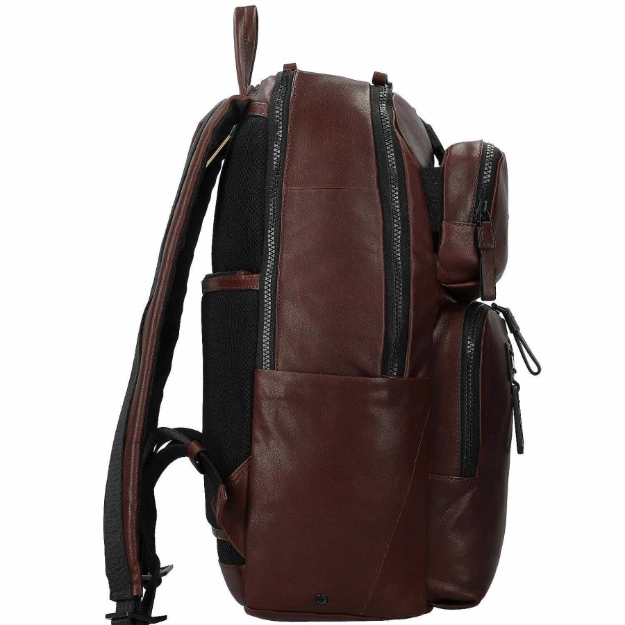 Backpacks Piquadro | Piquadro Harper Backpack Leather 48 Cm Laptop Compartment