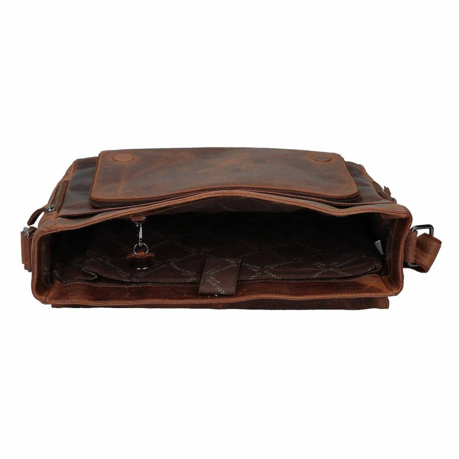 Business Greenland Nature | Greenland Nature Montana Messenger Leather 40 Cm Laptop Compartment