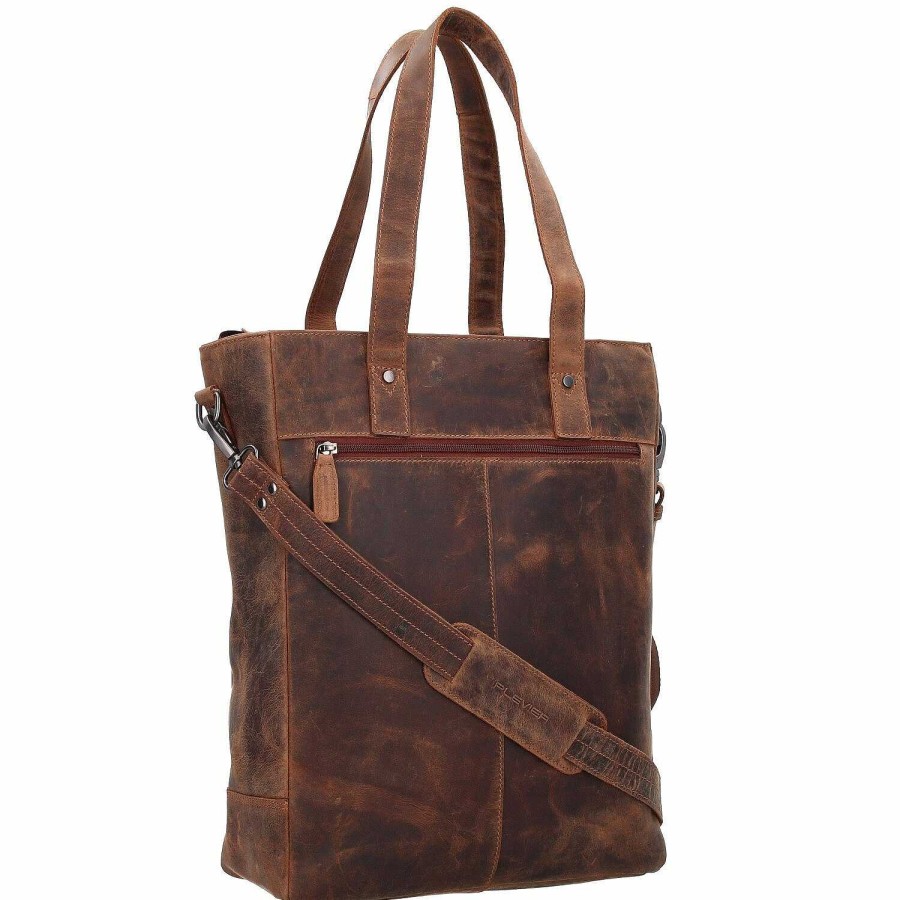 Bags Plevier | Plevier Shopper Bag Leather 31 Cm Laptop Compartment