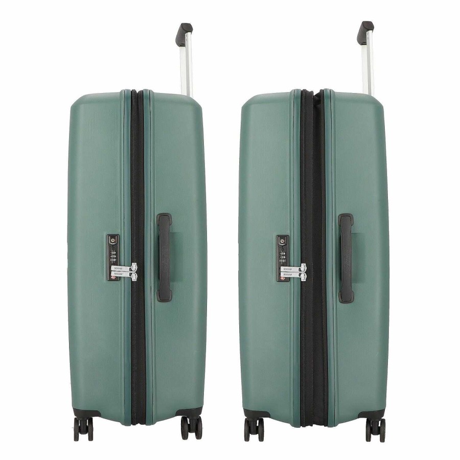 Travel Luggage American Tourister | American Tourister Aerostep 4 Wheels Trolley 77 Cm