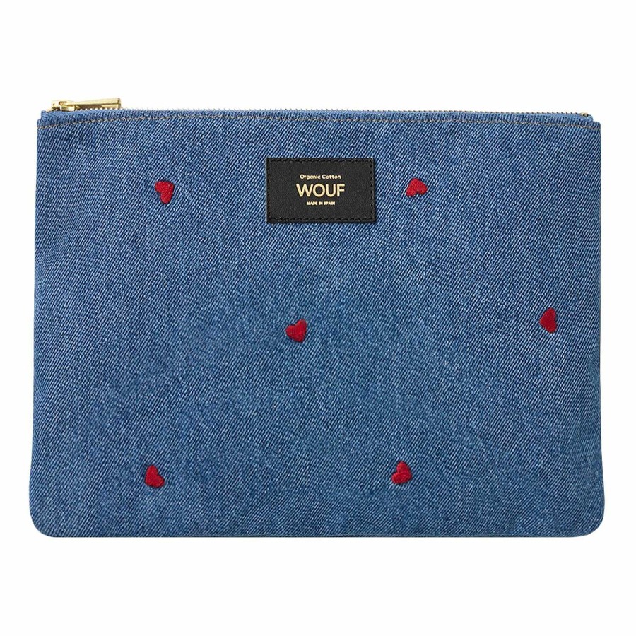 Travel Luggage Wouf | Wouf Denim Cosmetic Bag 27 Cm