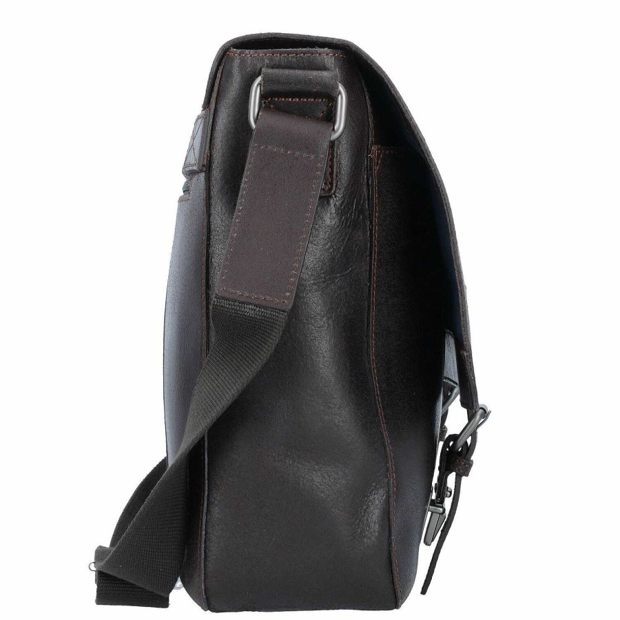 Business Leonhard Heyden | Leonhard Heyden Dakota Messenger Leather 38 Cm Laptop Compartment