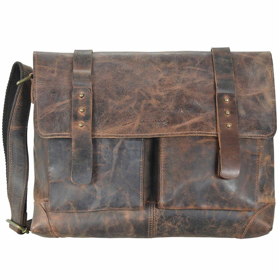 Business Greenland Nature | Greenland Nature Classic Messenger Leather 41 Cm