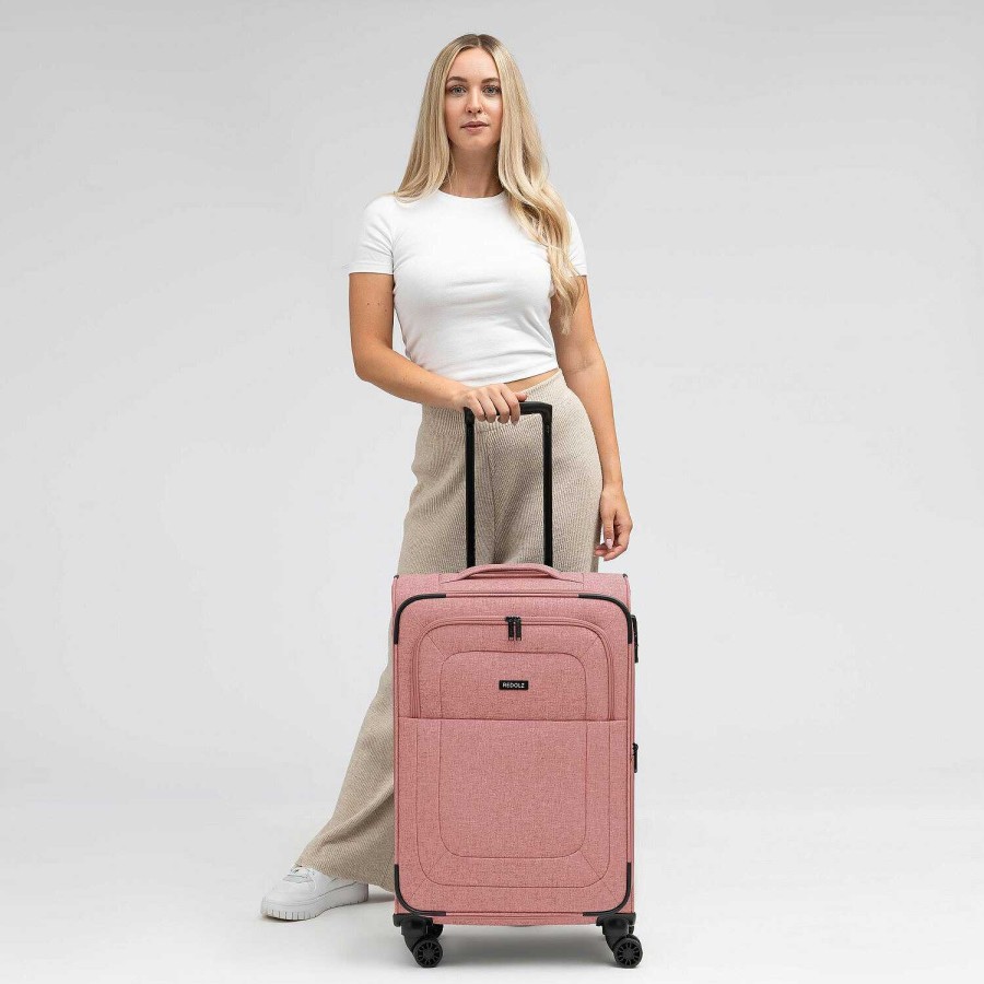 Travel Luggage Redolz | Redolz Essentials 12 Medium 4-Wheel Trolley 67 Cm With Expansion Pleat