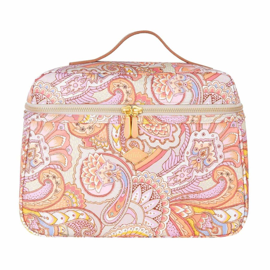 Travel Luggage Oilily | Oilily Paisley Elio Coco Toiletry Bag 28 Cm