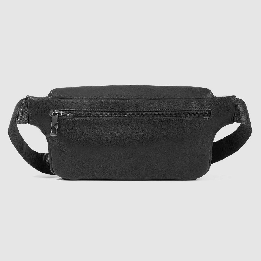 Bags Piquadro | Piquadro Carl Belt Bag Rfid Protection Leather 32 Cm