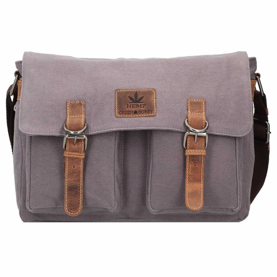 Business Greenburry | Greenburry Vintage Hemp Messenger 38 Cm