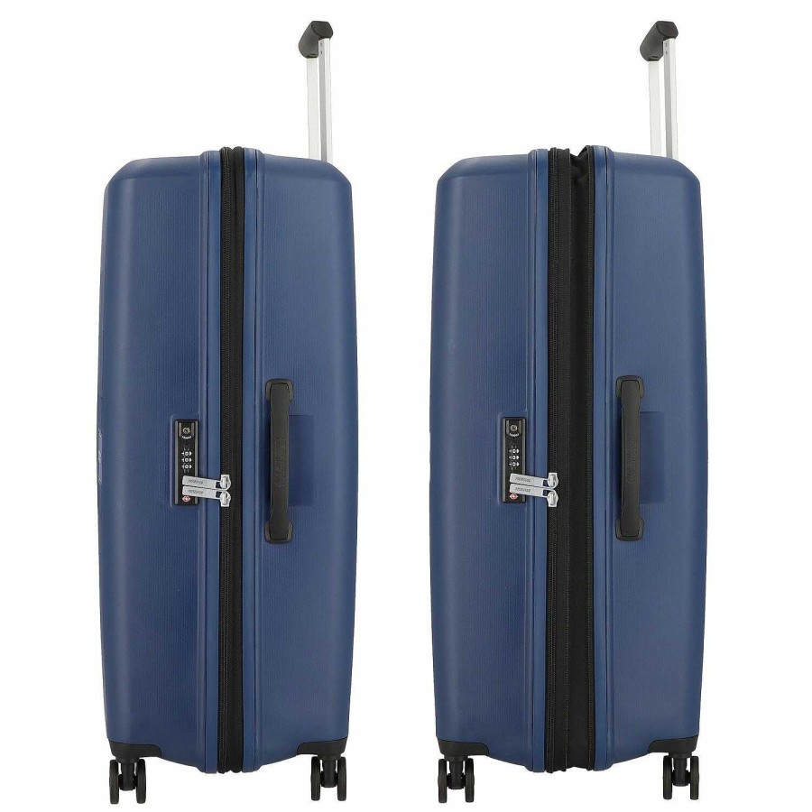 Travel Luggage American Tourister | American Tourister Aerostep 4 Wheels Trolley 77 Cm