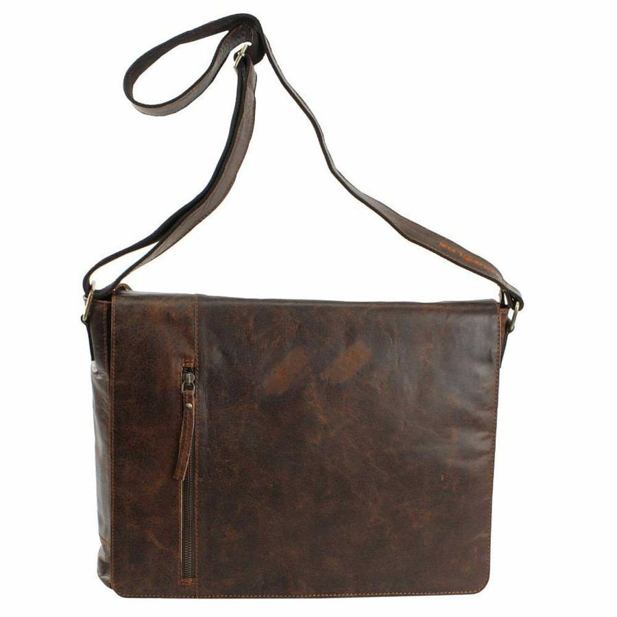 Business Harold's | Harold'S Crunchy Messenger Leather 36 Cm