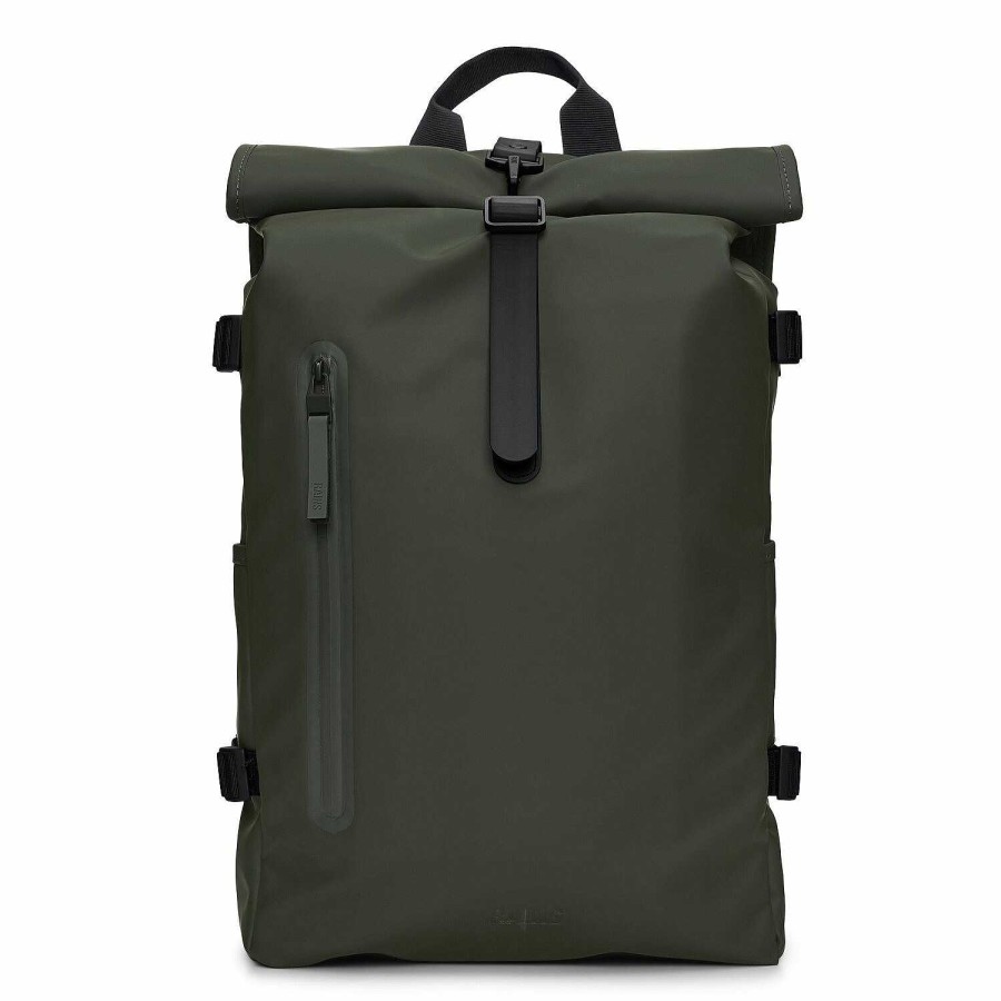 Backpacks Rains | Rains Rolltop Backpack 52 Cm Laptop Compartment