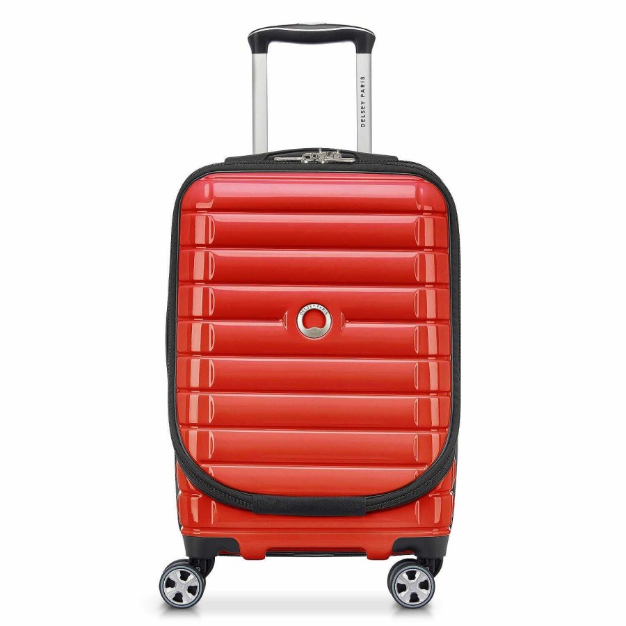 Travel Luggage Delsey Paris | Delsey Paris Shadow 5.0 4-Wheel Cabin Trolley 55 Cm Laptop Compartment With Expansion Fold